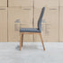 The Hampshire Leather Dining Chair - Charcoal