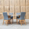 The Hampshire Leather Dining Chair - Grey available to purchase from Warehouse Furniture Clearance at our next sale event.