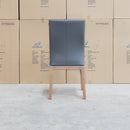 The Hampshire Leather Dining Chair - Grey available to purchase from Warehouse Furniture Clearance at our next sale event.