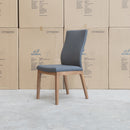 The Hampshire Leather Dining Chair - Grey available to purchase from Warehouse Furniture Clearance at our next sale event.