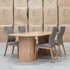 The Hampshire Leather Dining Chair - Mocha