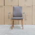The Hampshire Leather Dining Chair - Mocha