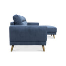 The Harlow Three Seat Chaise Lounge RHF - Charcoal available to purchase from Warehouse Furniture Clearance at our next sale event.