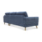 The Harlow Three Seat Chaise Lounge RHF - Charcoal available to purchase from Warehouse Furniture Clearance at our next sale event.