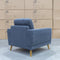 The Harlow Single Armchair - Charcoal available to purchase from Warehouse Furniture Clearance at our next sale event.