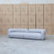 The Harper Curved Fabric Four Seat Sofa - Pewter available to purchase from Warehouse Furniture Clearance at our next sale event.