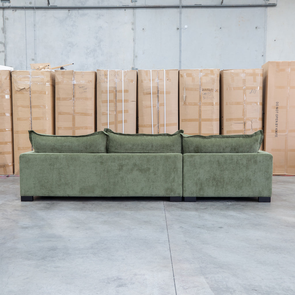 The Haven Deep Seat LHF Chaise Lounge - Fern available to purchase from Warehouse Furniture Clearance at our next sale event.