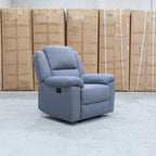 The Hayman Single Recliner - Slate available to purchase from Warehouse Furniture Clearance at our next sale event.
