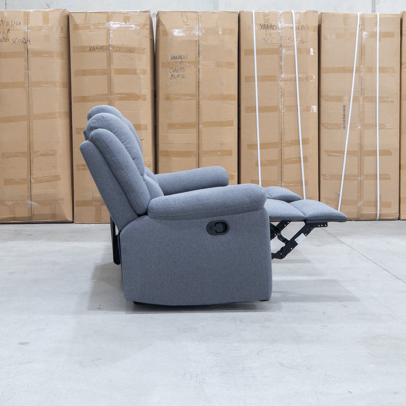 The Hayman Three Seat Recliner Lounge - Slate