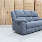 The Hayman Three Seat Recliner Lounge - Slate available to purchase from Warehouse Furniture Clearance at our next sale event.
