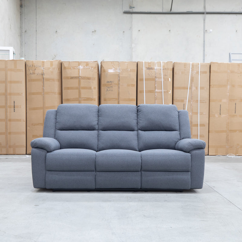 The Hayman Three Seat Recliner Lounge - Slate