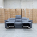The Hayman Three Seat Recliner Lounge - Slate available to purchase from Warehouse Furniture Clearance at our next sale event.