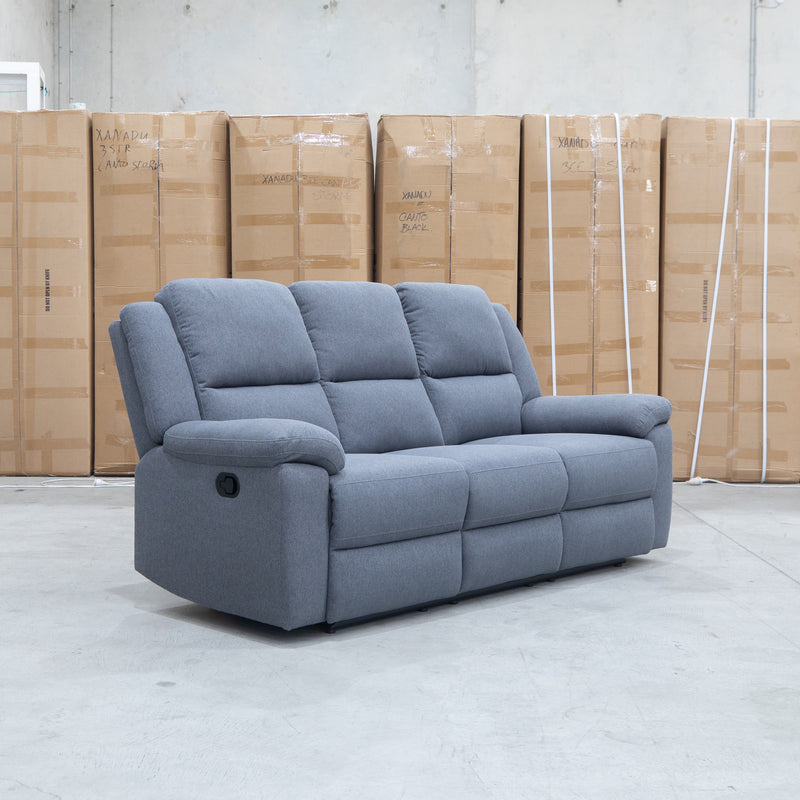 The Hayman Three Seat Recliner Lounge - Slate