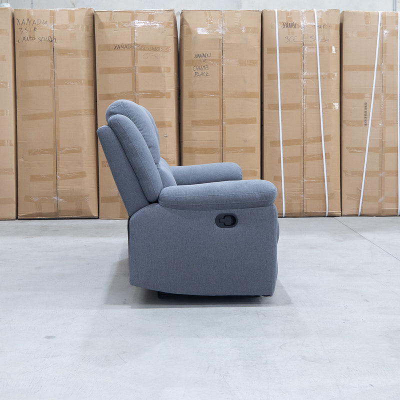 The Hayman Three Seat Recliner Lounge - Slate