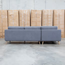 Hazel Three Seat LHF Chaise Lounge - Iron