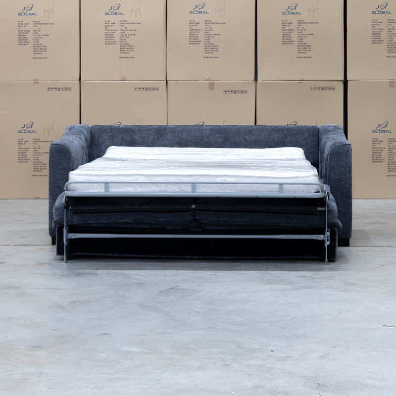 Henry 2.5 Seat Sofa with Sofa Bed - Licorice