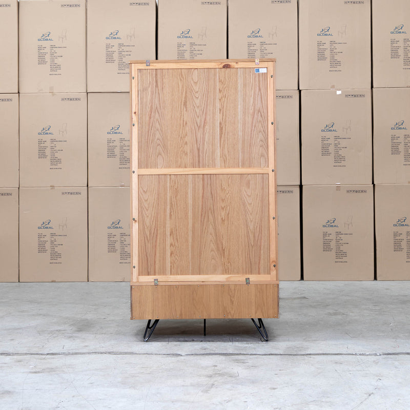 The IA Timber Wardrobe available to purchase from Warehouse Furniture Clearance at our next sale event.