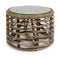 The Natural Rattan Round Coffee Table With Glass - Natural - IU57 - Available In-Store Only available to purchase from Warehouse Furniture Clearance at our next sale event.