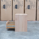 Island Messmate Two Drawer Bedside - Warehouse Furniture Clearance