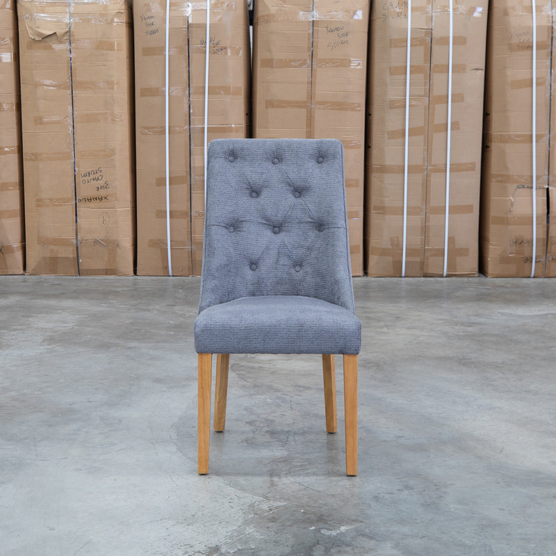 The Island Oak Dining Chair - Natural - Share Charcoal