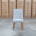 The Island Oak Dining Chair - Natural - Share Slate available to purchase from Warehouse Furniture Clearance at our next sale event.