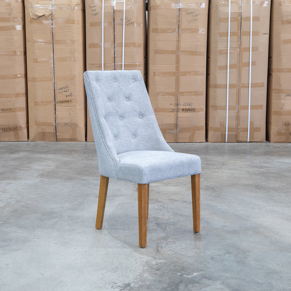 The Island Oak Dining Chair - Natural - Share Slate available to purchase from Warehouse Furniture Clearance at our next sale event.