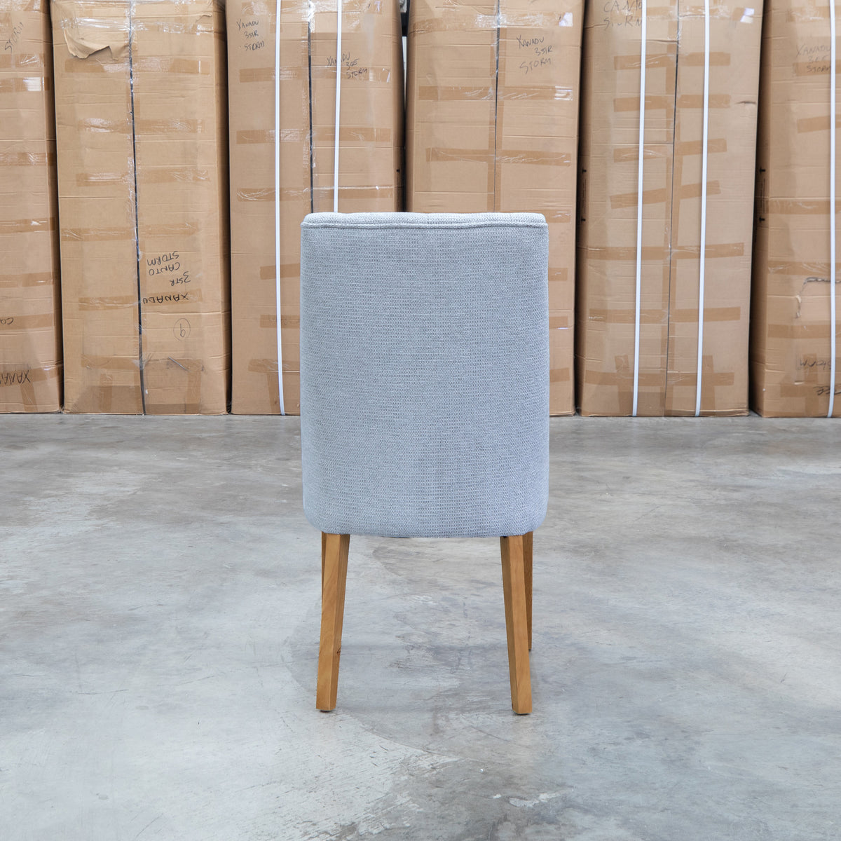 The Island Oak Dining Chair - Natural - Share Slate available to purchase from Warehouse Furniture Clearance at our next sale event.