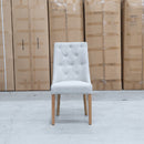The Island Oak Dining Chair - Natural - Oat available to purchase from Warehouse Furniture Clearance at our next sale event.