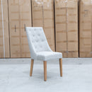 The Island Oak Dining Chair - Natural - Oat available to purchase from Warehouse Furniture Clearance at our next sale event.