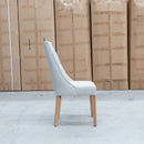 The Island Oak Dining Chair - Natural - Oat available to purchase from Warehouse Furniture Clearance at our next sale event.