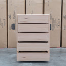 Island Messmate Five Drawer Tallboy - Warehouse Furniture Clearance
