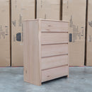 Island Messmate Five Drawer Tallboy - Warehouse Furniture Clearance