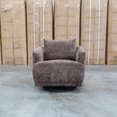 The James Rocker Swivel Chair - Chocolate available to purchase from Warehouse Furniture Clearance at our next sale event.