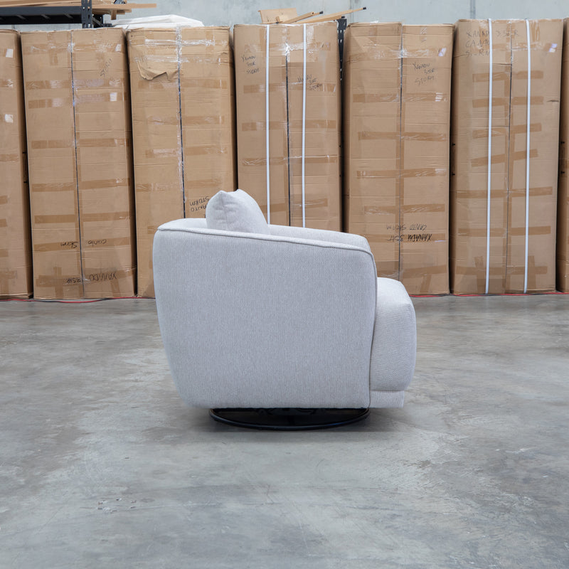 The James Rocker Swivel Chair - Latte