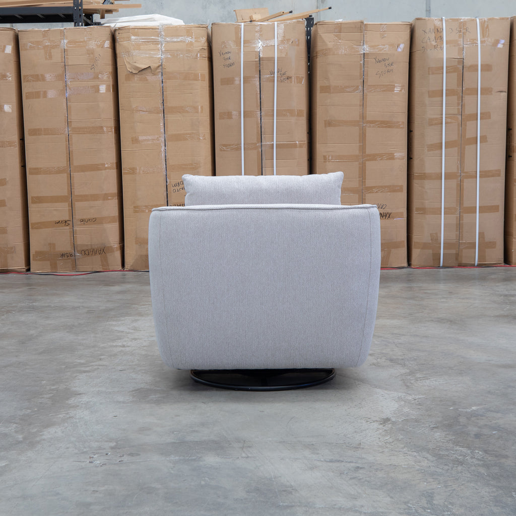 The James Rocker Swivel Chair - Latte - PRE ORDER Available After 5th November available to purchase from Warehouse Furniture Clearance at our next sale event.