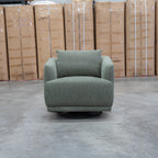 The James Rocker Swivel Chair - Olive - PRE ORDER Available After 5th November available to purchase from Warehouse Furniture Clearance at our next sale event.