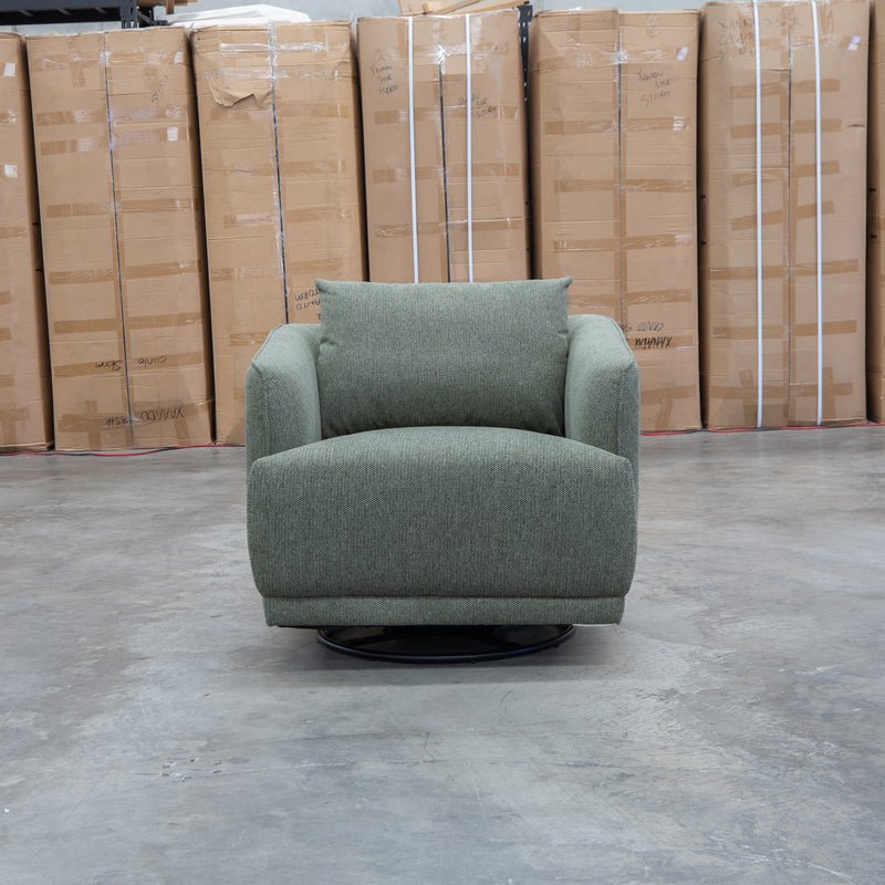 The James Rocker Swivel Chair - Olive