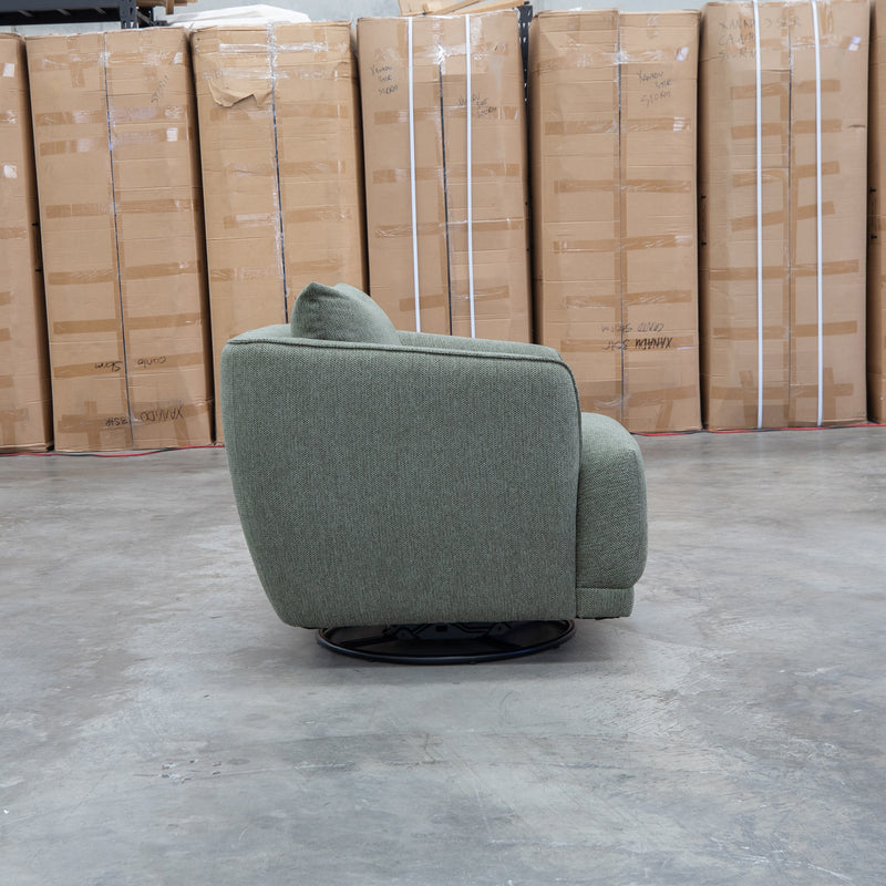 The James Rocker Swivel Chair - Olive