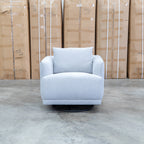 The James Rocker Swivel Chair - Silver - PRE ORDER Available After 5th November available to purchase from Warehouse Furniture Clearance at our next sale event.