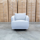 The James Rocker Swivel Chair - Silver available to purchase from Warehouse Furniture Clearance at our next sale event.