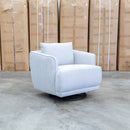 The James Rocker Swivel Chair - Silver available to purchase from Warehouse Furniture Clearance at our next sale event.