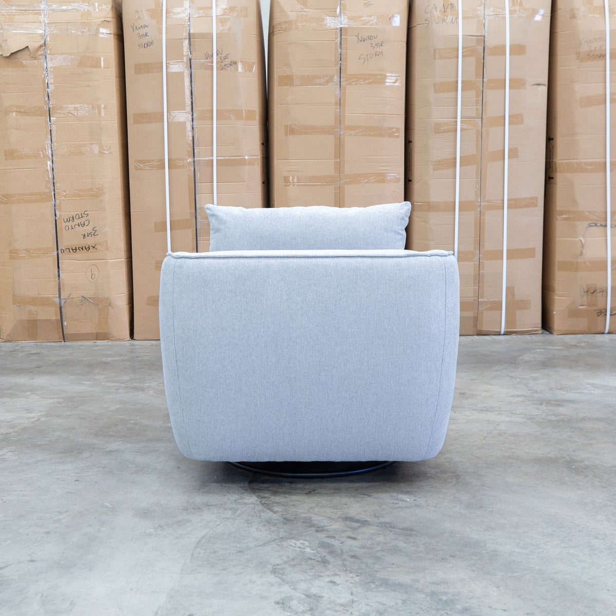 The James Rocker Swivel Chair - Silver - PRE ORDER Available After 5th November available to purchase from Warehouse Furniture Clearance at our next sale event.