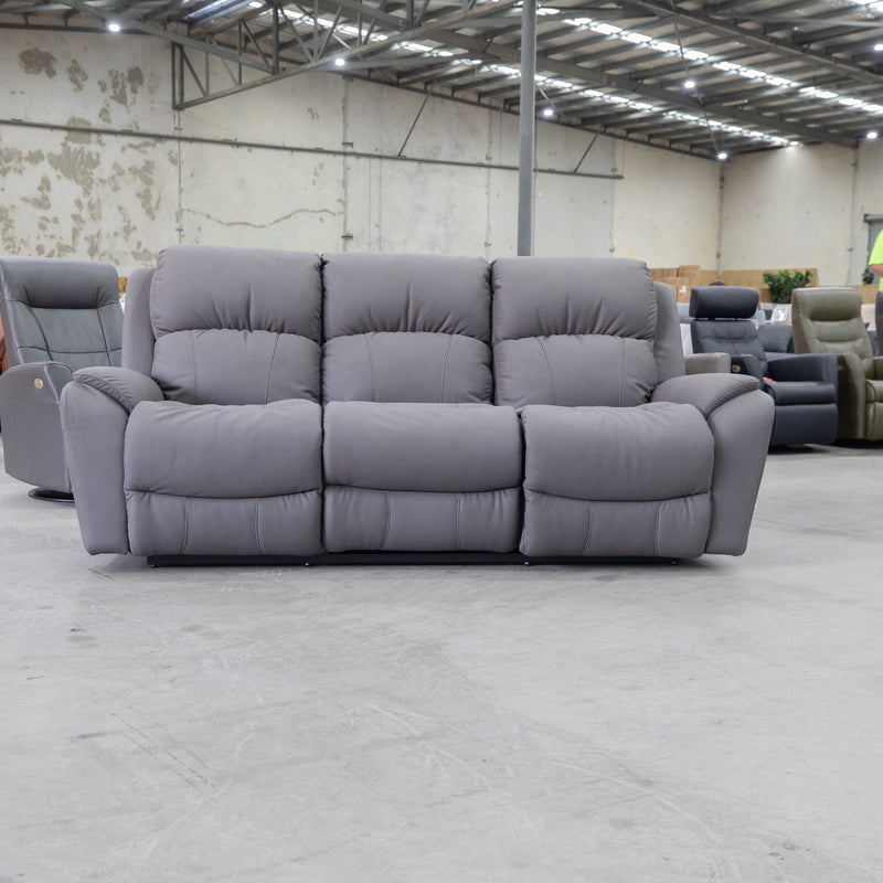 The La-Z-Boy Jenna 3 Seat Sofa - Pacifico Dark Grey - Floor Stock available to purchase from Warehouse Furniture Clearance at our next sale event.