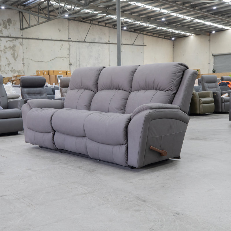 The La-Z-Boy Jenna 3 Seat Sofa - Pacifico Dark Grey - Floor Stock available to purchase from Warehouse Furniture Clearance at our next sale event.