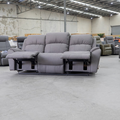 The La-Z-Boy Jenna 3 Seat Sofa - Pacifico Dark Grey - Floor Stock available to purchase from Warehouse Furniture Clearance at our next sale event.