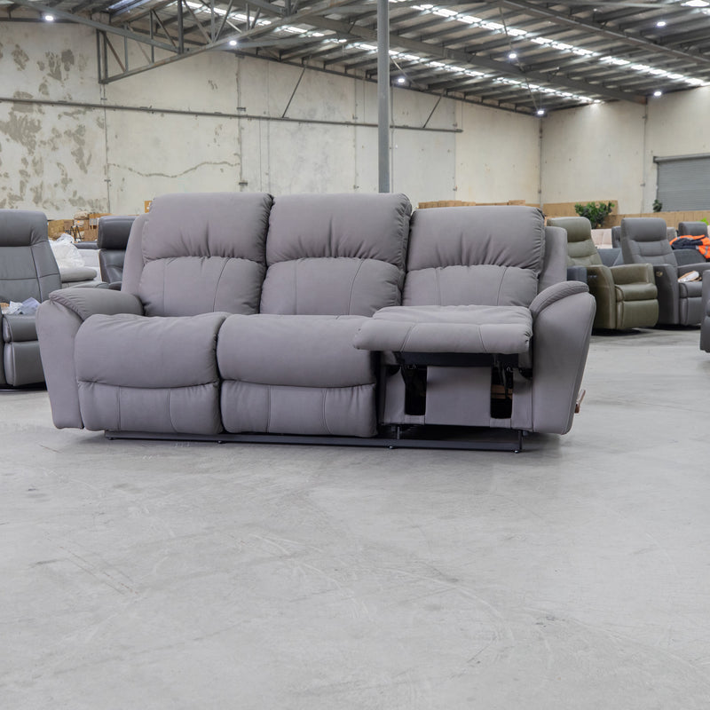 The La-Z-Boy Jenna 3 Seat Sofa - Pacifico Dark Grey - Floor Stock available to purchase from Warehouse Furniture Clearance at our next sale event.