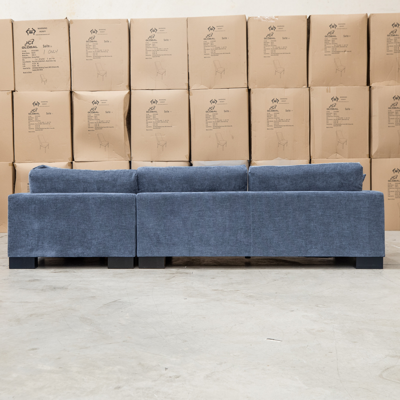 The Jersey Deep Seated Feather & Foam LHF Chaise Lounge - Licorice available to purchase from Warehouse Furniture Clearance at our next sale event.