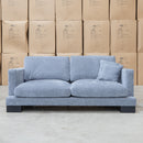 The Jersey Deep Seated Feather & Foam Two Seat Sofa - Frost available to purchase from Warehouse Furniture Clearance at our next sale event.