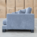 The Jersey Deep Seated Feather & Foam Two Seat Sofa - Frost available to purchase from Warehouse Furniture Clearance at our next sale event.
