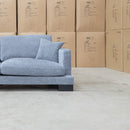 The Jersey Deep Seated Feather & Foam Three Seat Sofa - Frost available to purchase from Warehouse Furniture Clearance at our next sale event.
